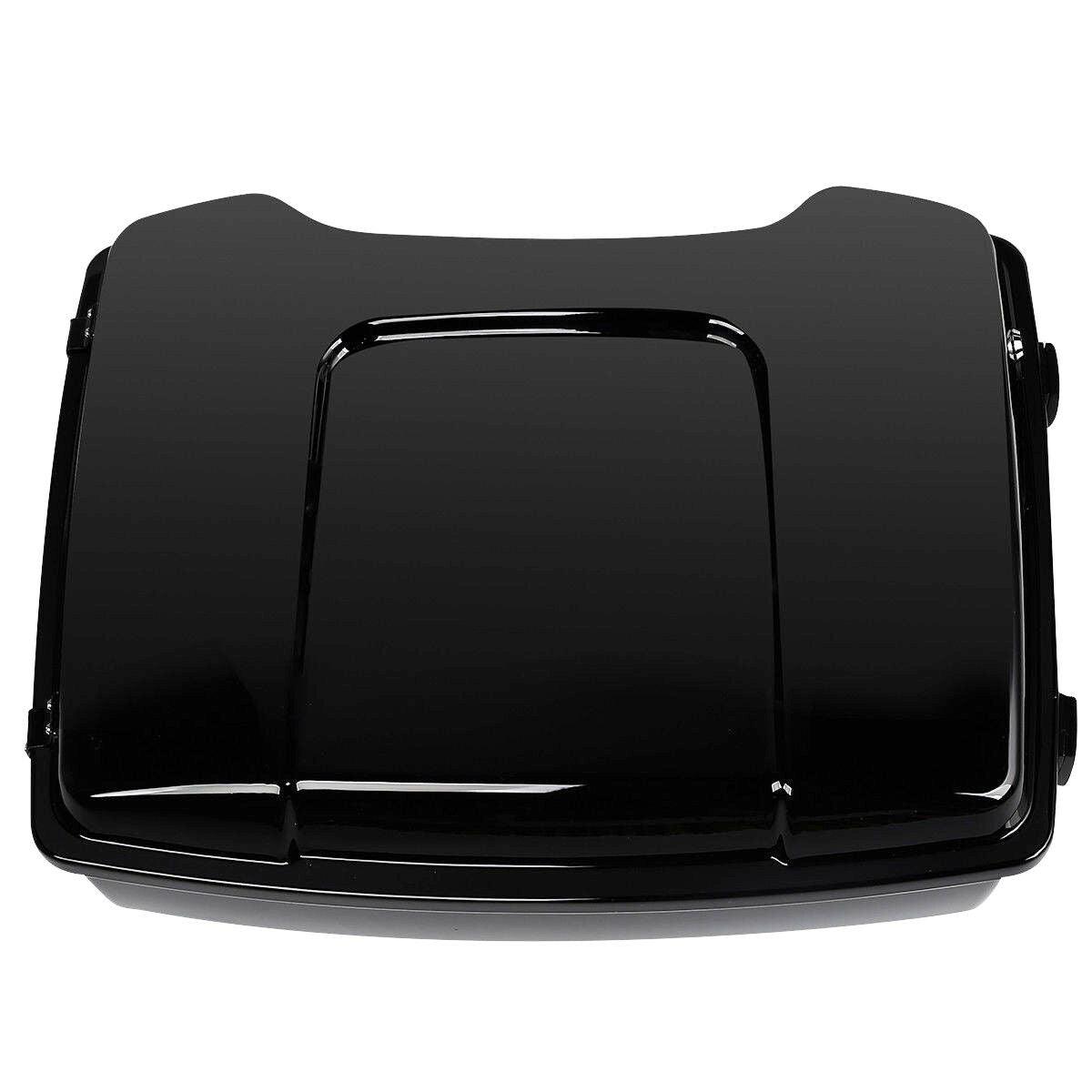 Razor Pack Trunk W/ Backrest Fit For Harley Tour Pak Street Electra Glide 97-13 - Moto Life Products