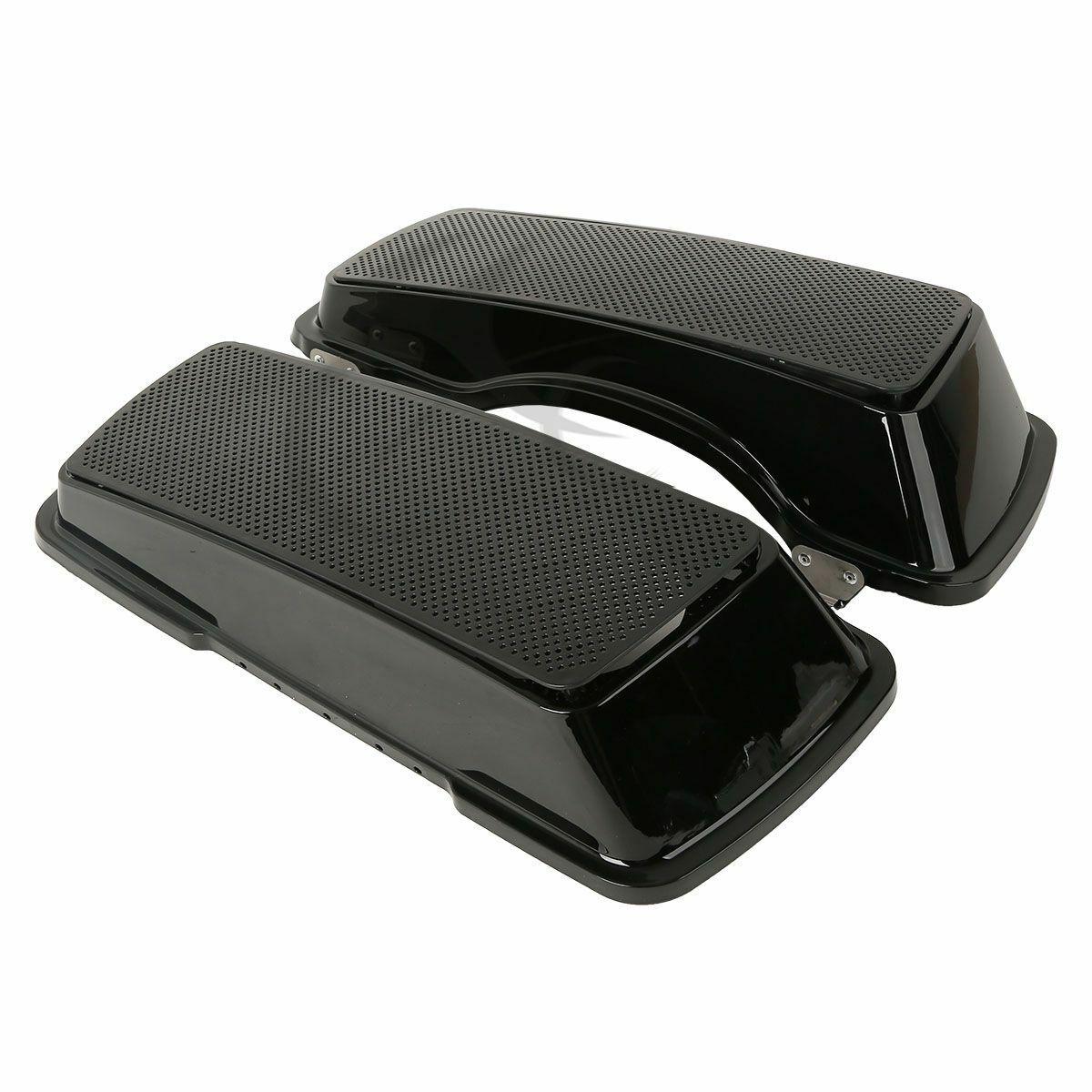Dual 6x9" Saddlebag Speaker Lids w/Grill Fit For Harley Road Street Glide 93-13 - Moto Life Products