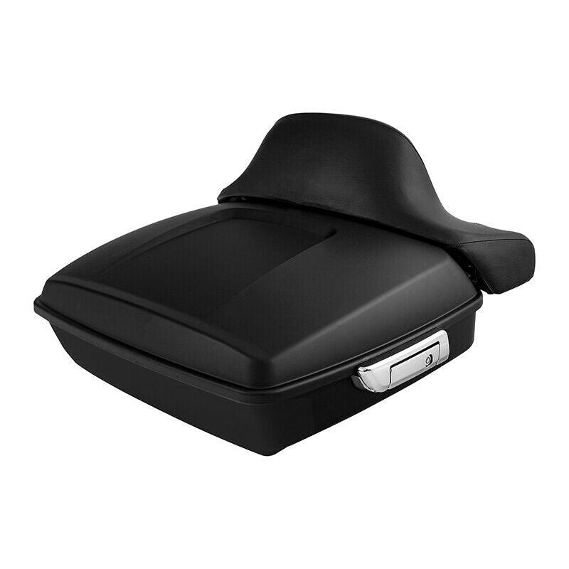 Matte Black Chopped Pack Trunk Backrest Fit For Harley Tour Pak Road Glide 14-22 - Moto Life Products