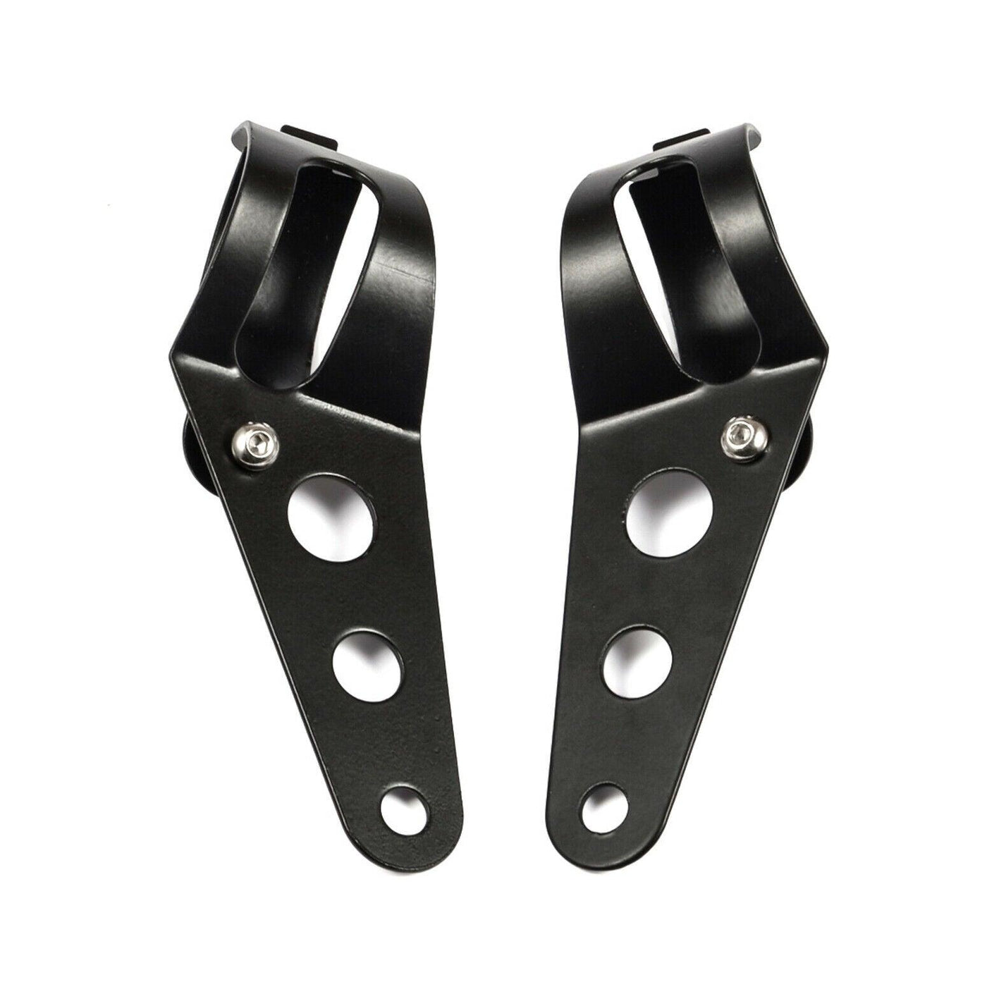 2pcs Head Light Holder Headlight Mounting Brackets Fork Fit for Harley Kawasaki - Moto Life Products