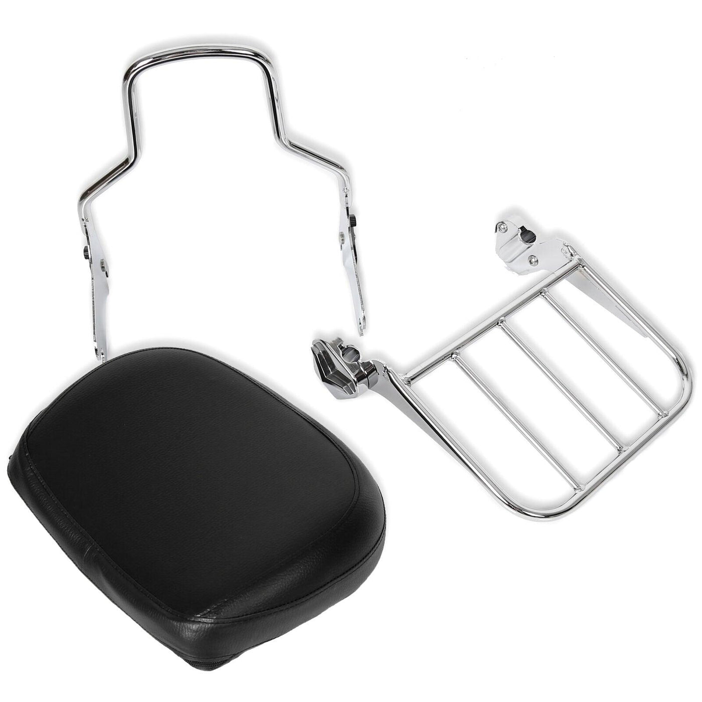 Detachable Sissy Bar Backrest W/ Luggage Rack For 97-08 Harley Road King Electra - Moto Life Products