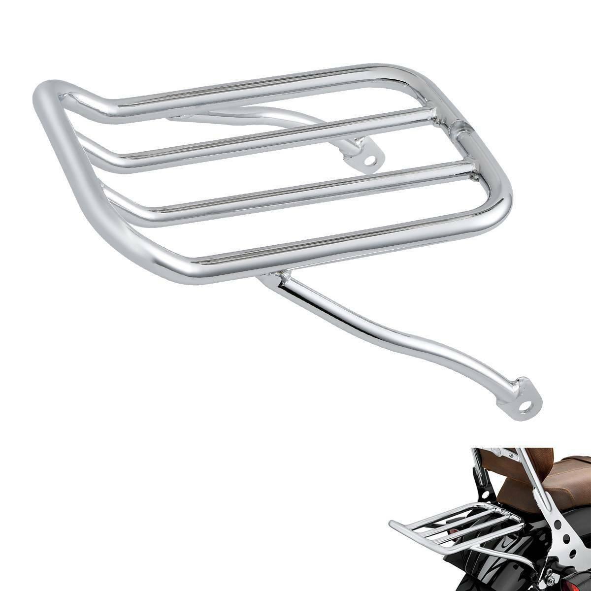 Chrome Rear Fender Luggage Rack Fit For Harley Sportster XL883 XL1200 2009-2022 - Moto Life Products