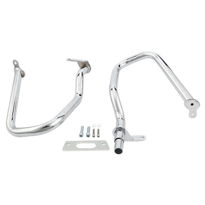 Chrome Chopped Engine Guard Crash Bar Fit for Harley Street Glide FLHX 14-20 18 - Moto Life Products