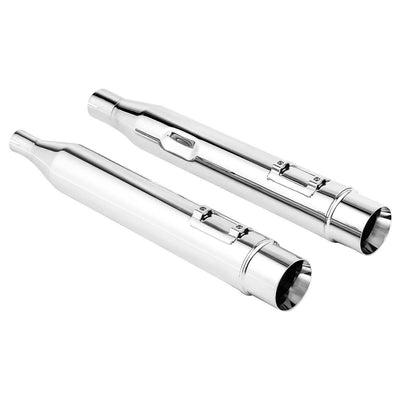 Dual Exhaust Slip-on Mufflers Fit For Harley Touring Street Electra Glide 17-22 - Moto Life Products