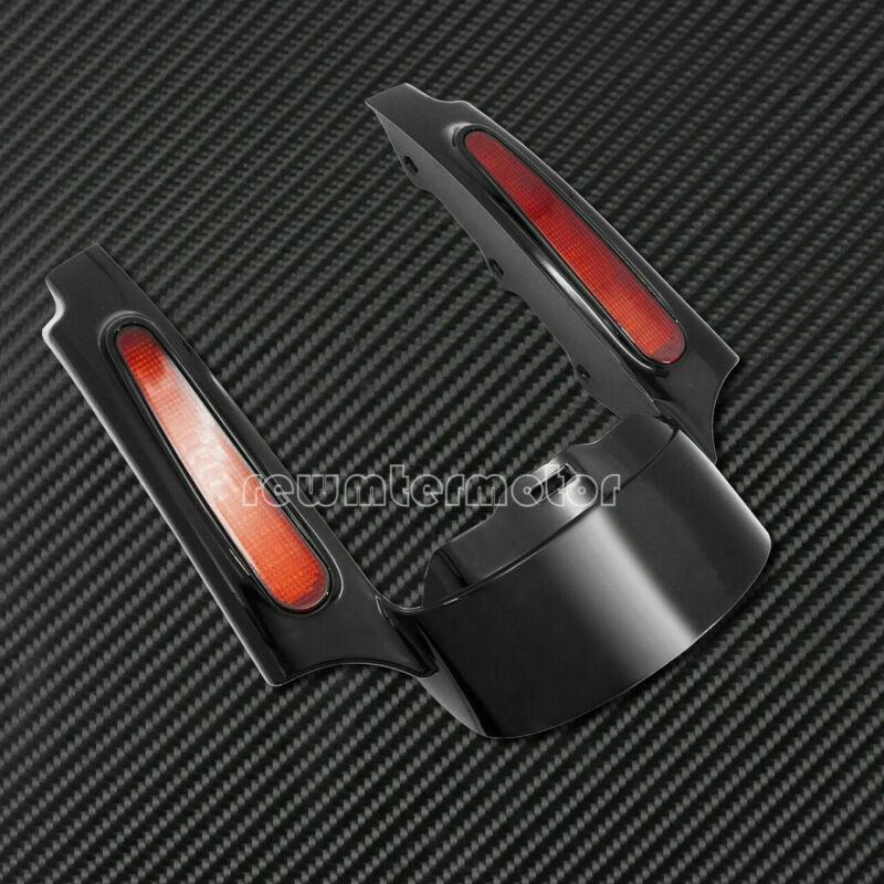 Rear Fender Extension Fascia Turn Signal Red Fit For Harley Touring 2009-2013 - Moto Life Products