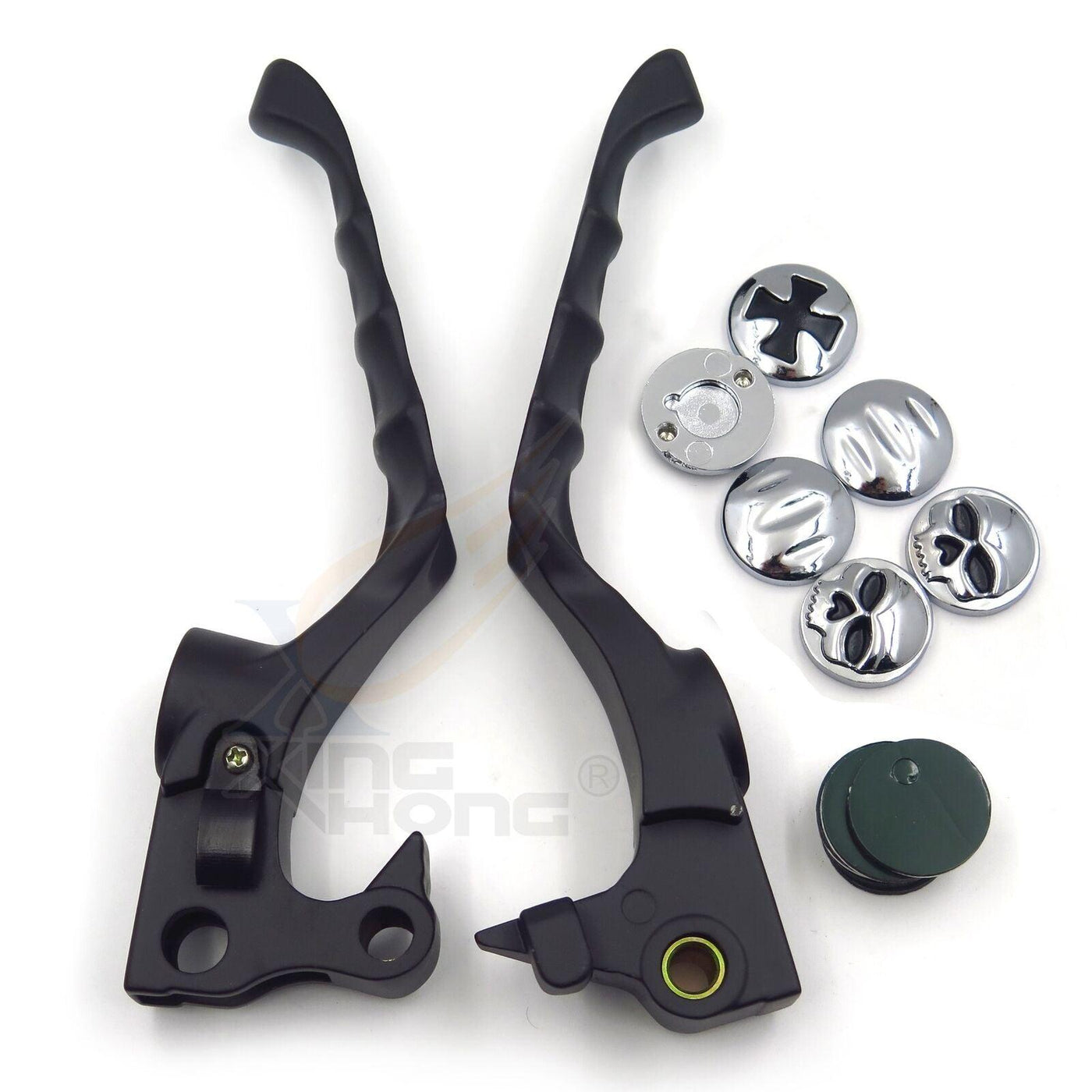 Black Parts Brake Clutch Hand Lever For Street Glides Road Kings - Moto Life Products