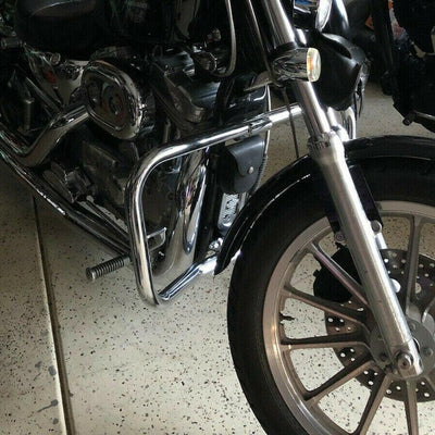 For 84-03 Harley Sportster 883 1200 XL XR Chrome Engine Highway Guard Crash Bar - Moto Life Products