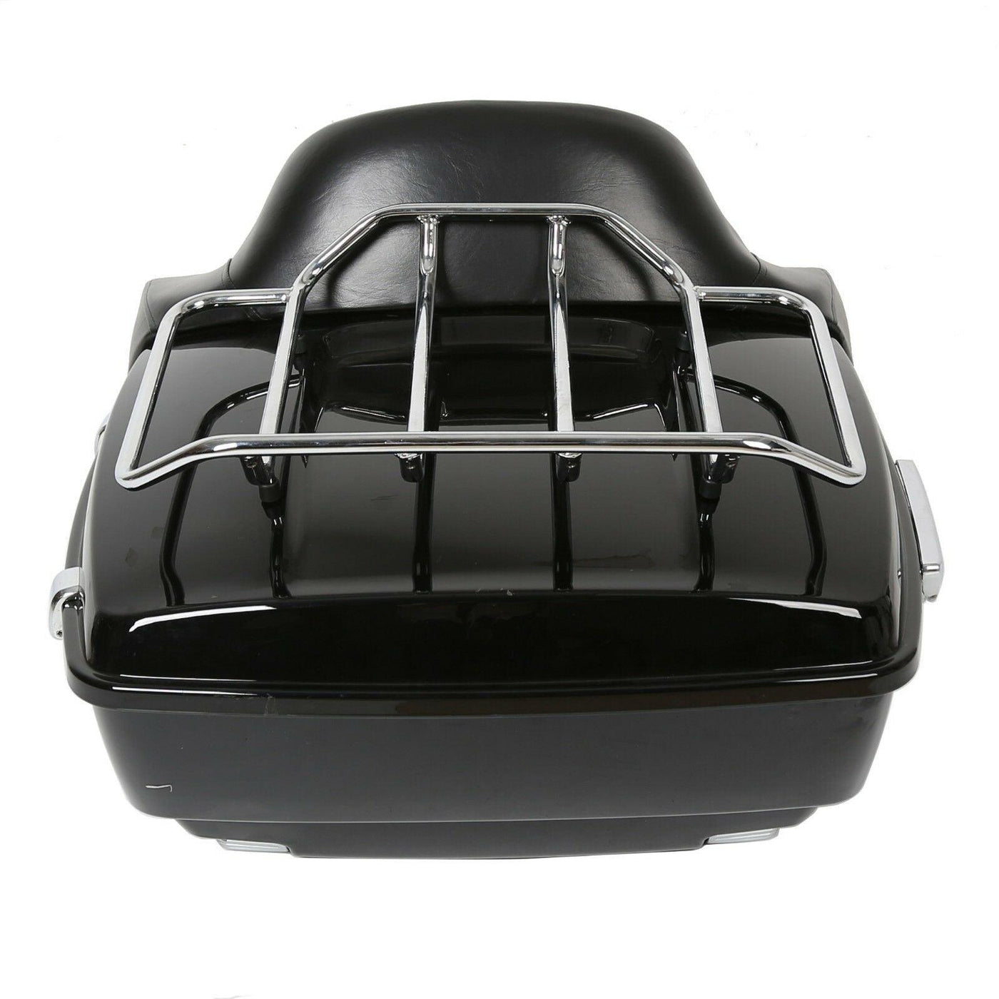 13.7'' Vivid BLK King Tour Pack + Luggage Rack Backrest For 14-21 Harley Touring - Moto Life Products