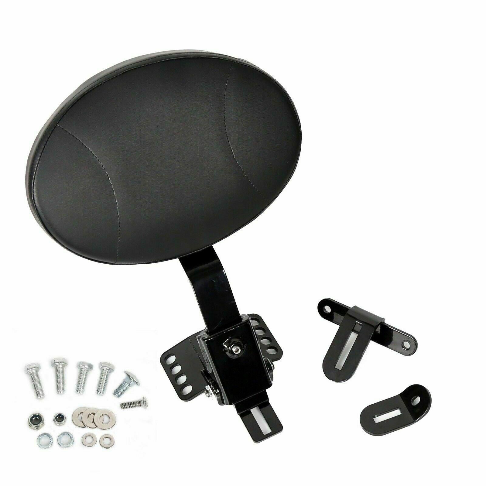 Adjustable Plug-in Driver Rider Backrest For Harley Davidson 1988-2020 ...