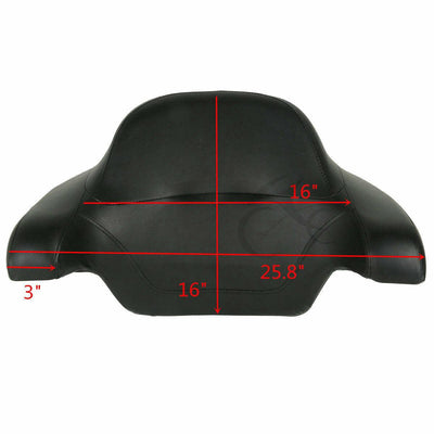 King Pack Trunk 2 Up Mount Pad Fit For Harley Tour Pak Street Road Glide 97-08 - Moto Life Products