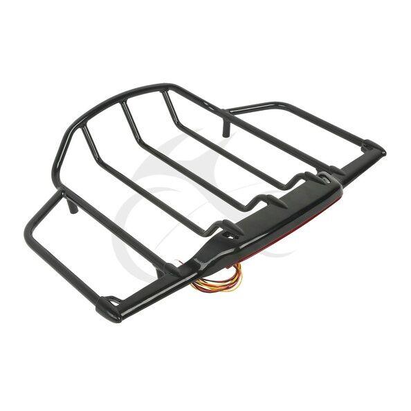 LED Light Air Wing Trunk Luggage Rack Fit For Harley Tour Pak Touring 1993-2013 - Moto Life Products