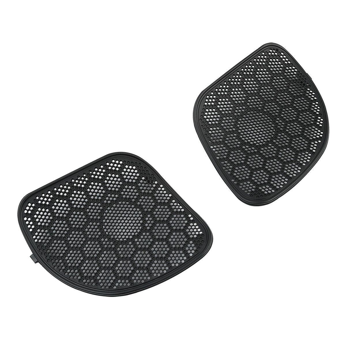 Black Trim Mesh Fairing Speaker Grilles Covers Fit For Harley Road Glide 15-22 - Moto Life Products