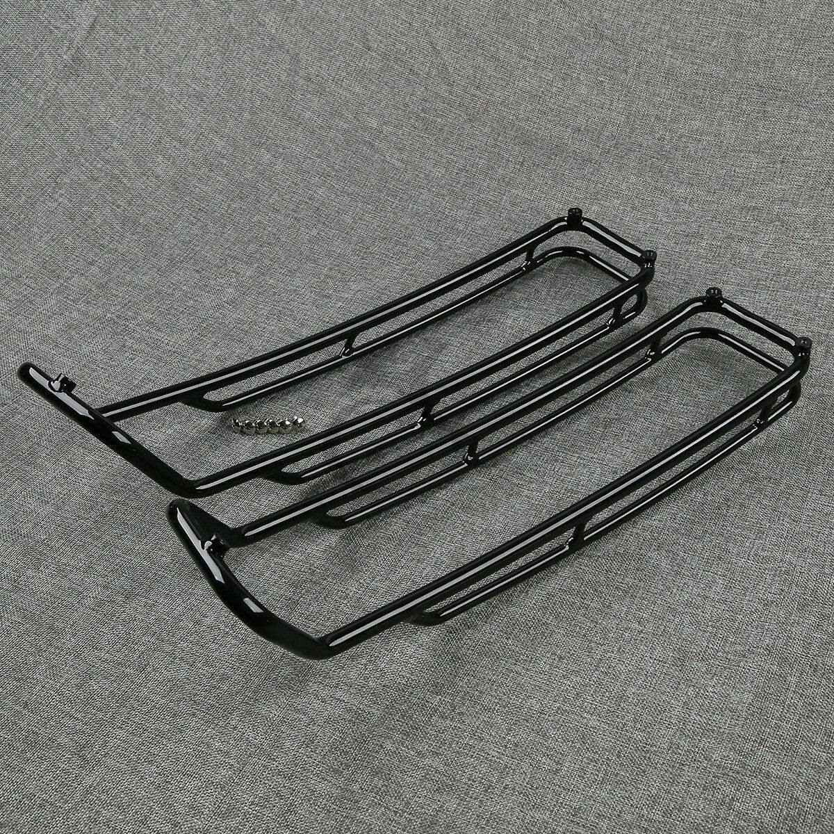 Top Saddlebags Lid Rail Guard Black For Harley Touring Road King Ultra 1994-2013 - Moto Life Products
