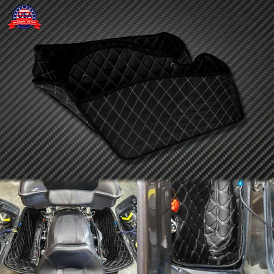 White Thread Extended Bags Inserts Non Stretched Saddlebag Liners Fit For Harley - Moto Life Products
