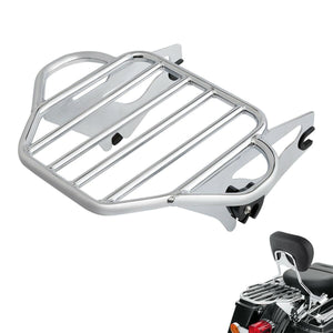 2-Up Mount Luggage Rack For Harley Tour Pak Touring Street Electra Glide 2009-22 - Moto Life Products