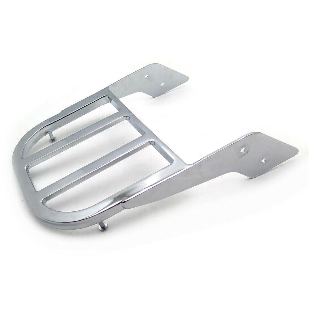 Chrome Sissy Bar Luggage Rack For Honda VTX 1300C/VTX 1800C/VTX 1800F Aluminum - Moto Life Products