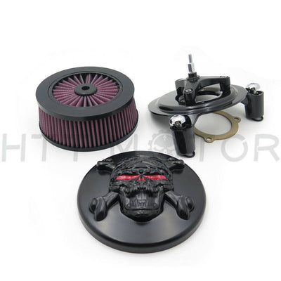 Zombie Air Cleaner Kit For Harley 2016-2017 Fat Boy FLSTF Softail Slim FLS Black - Moto Life Products