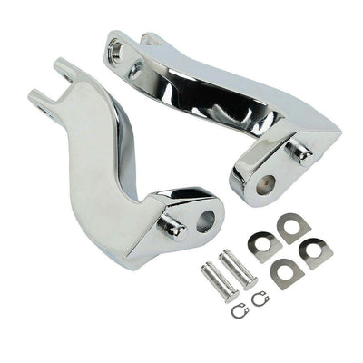 New Chrome Passenger Footpeg Mount Bracket For Harley Road Glide King 1993-2022 - Moto Life Products