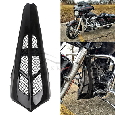 Black ABS Chin Spoiler Scoop Fit For Harley Touring Street Road Glide FLHX FLTRX - Moto Life Products