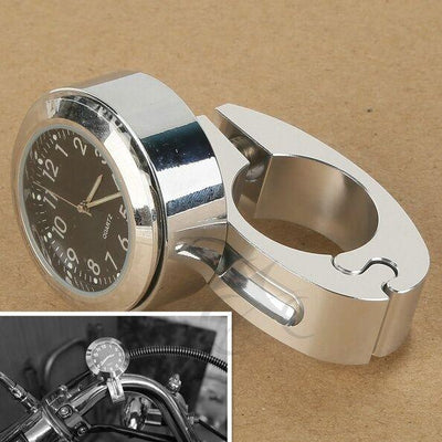 7/8" 1"Handle Bar Mount Clock Watch Fit For Harley Davidson Touring Softail Dyna - Moto Life Products