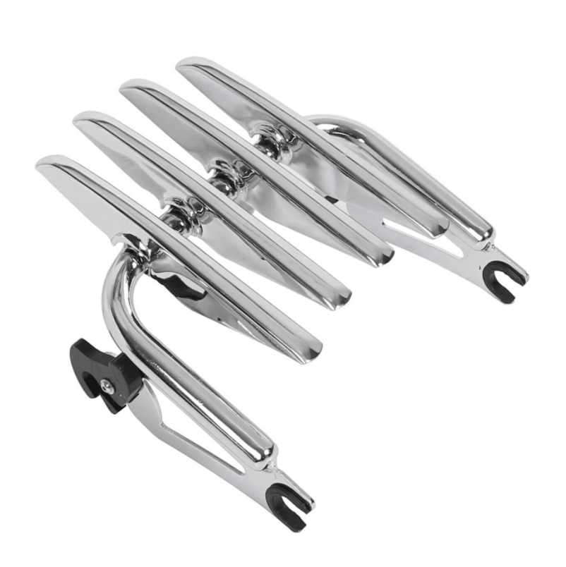 Chrome Stealth Luggage Rack For Harley Touring Street Glide Road King 2009-2022 - Moto Life Products
