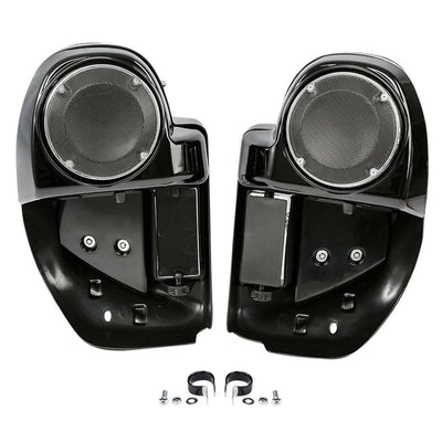 Lower Vented Fairing 6.5" Speaker Box Pod Fit For Harley Touring Road King 14-22 - Moto Life Products