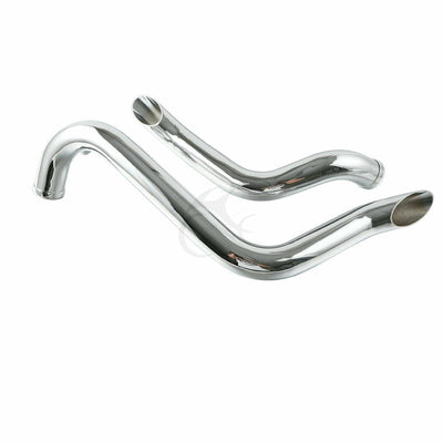 1.75" Drag Pipes Exhaust Fit For Harley Touring Sportster883 1200 Softail Dyna - Moto Life Products
