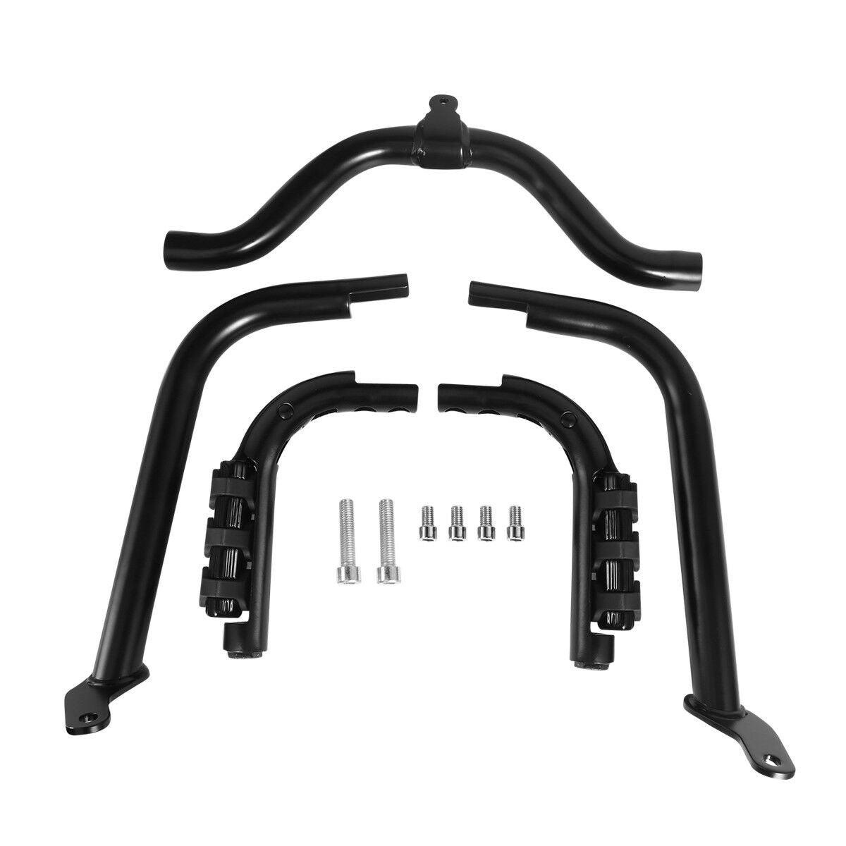 Black Engine Guard Highway Crash Bar & Footpegs Fit For Harley Touring 2014-2022 - Moto Life Products