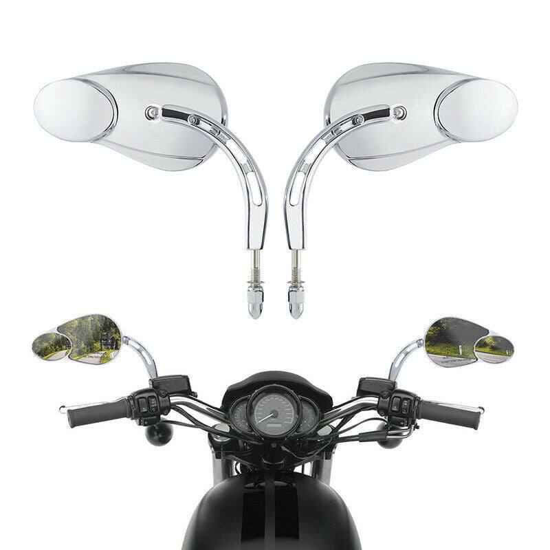 Split Vision Mirrors For Harley Touring Electra Glide Street Glide Road King NEW - Moto Life Products