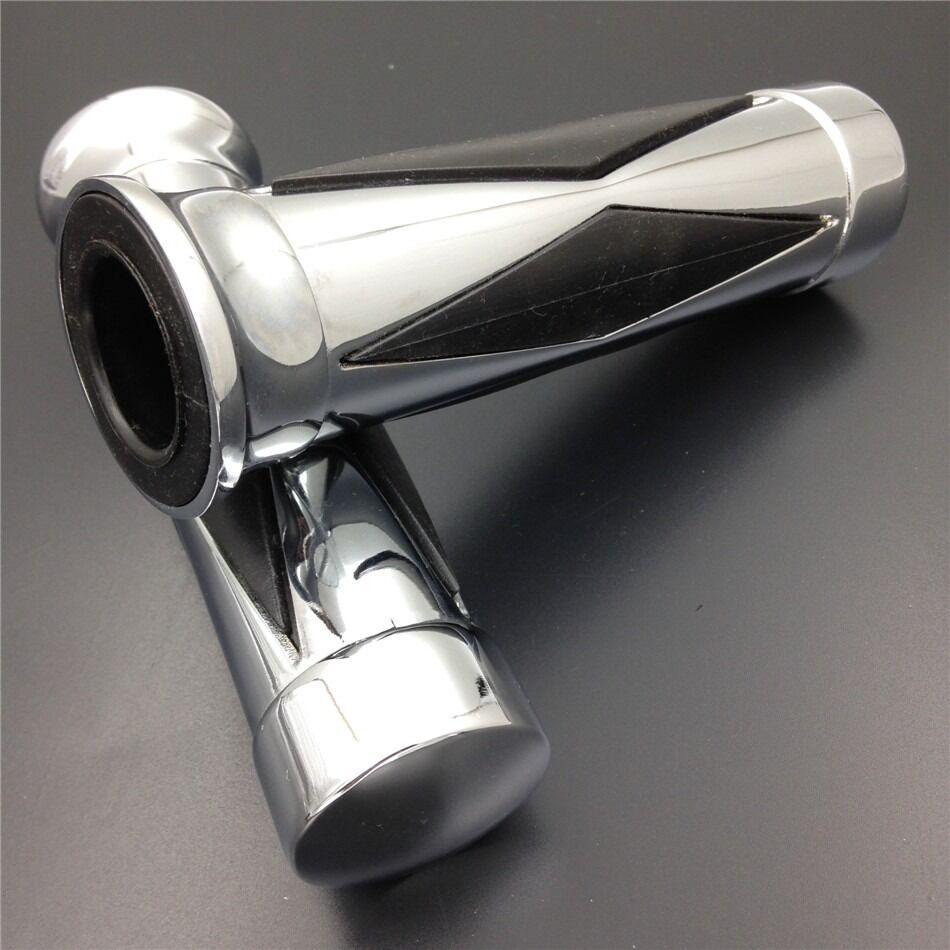 Motorcycle 25mm Hand Grips chrome for Harley Softail Cross Bones Deuce Rocke - Moto Life Products