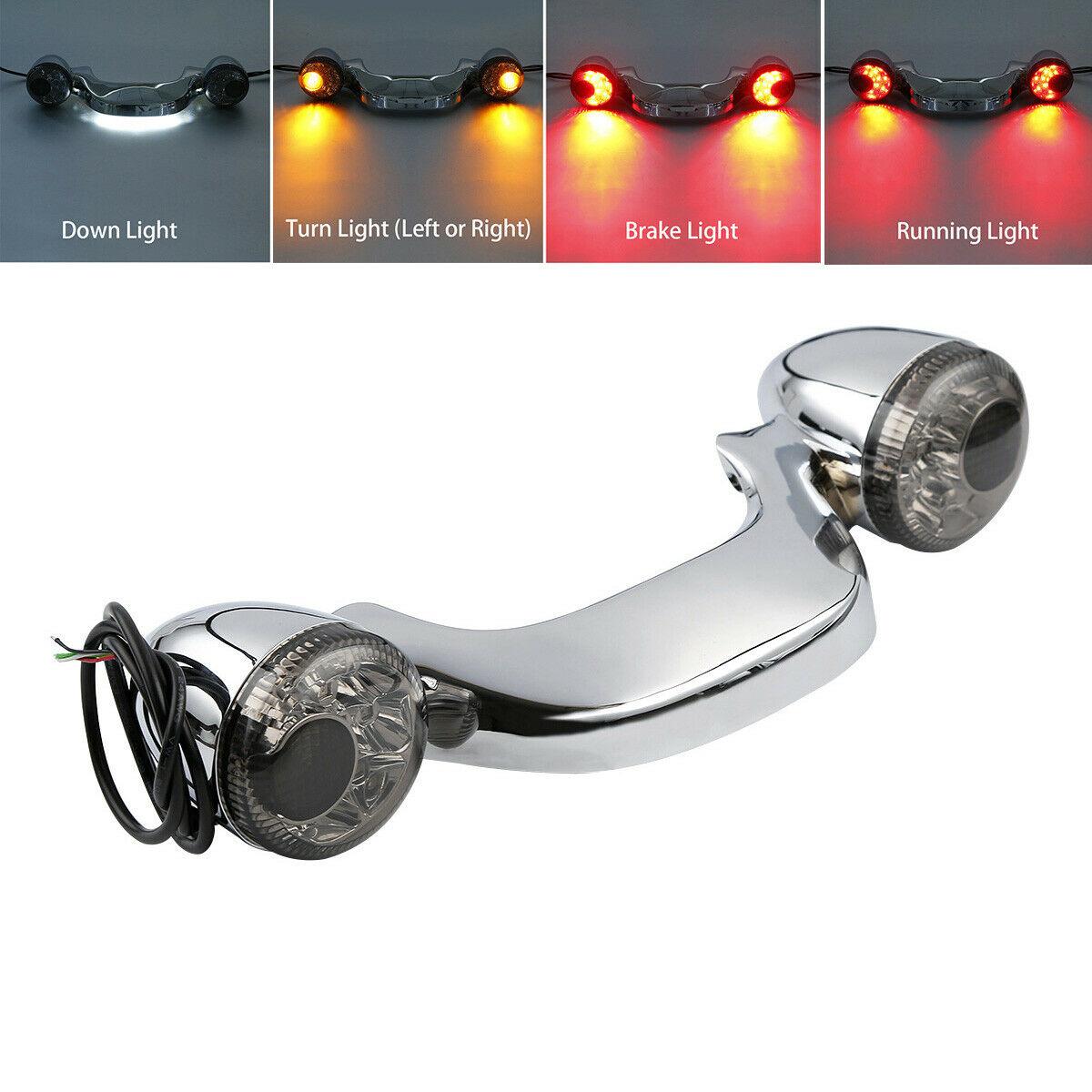 Bullet Rear LED Turn Signal / Brake Light Bar For Harley Street Glide 2010-2021 - Moto Life Products