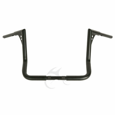 12/14/16/18" Rise Handlebar Fit For Harley Electra Glide 1982-2022 Black/Chrome - Moto Life Products