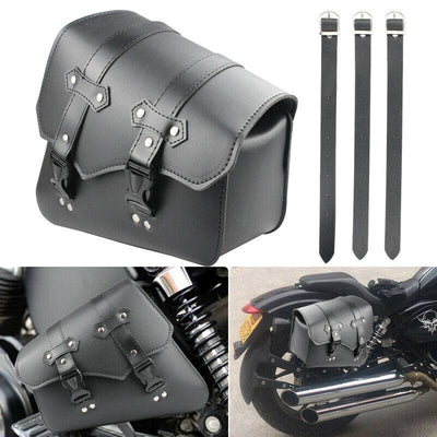 Universal Motorcycle Side Saddle Bags PU Leather For Sportster XL883 1200 Motor - Moto Life Products