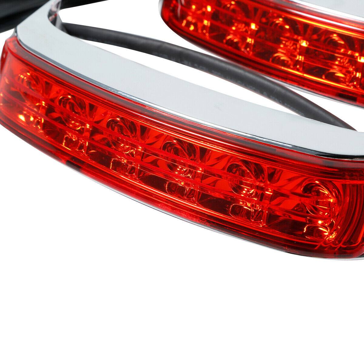 Saddlebag LED Run Brake Turn Light Red Len For Harley Road Glide FLHTK 2014-2020 - Moto Life Products