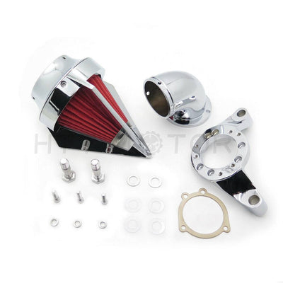 Spike Air Cleaner Intake Kits For Harley Cv Carburetor Delphi V-Twin Chrome - Moto Life Products