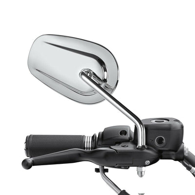 Chrome Rear View Mirrors Fit For Harley Davidson Touring Road King Electra Glide - Moto Life Products