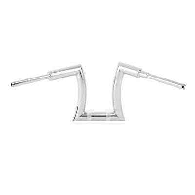 Chrome 12" Rise 2'' Hanger Handlebar Fit For Harley Road King Sportster Softail - Moto Life Products