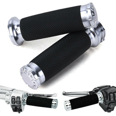 1" Motorcycle Hand Grips For Harley Touring Road King Glide Softail Sportster XL - Moto Life Products