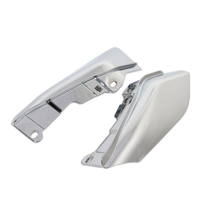 Chrome Heat Shield Mid-Frame Air Deflector for Harley Road King Street Glide 09+ - Moto Life Products