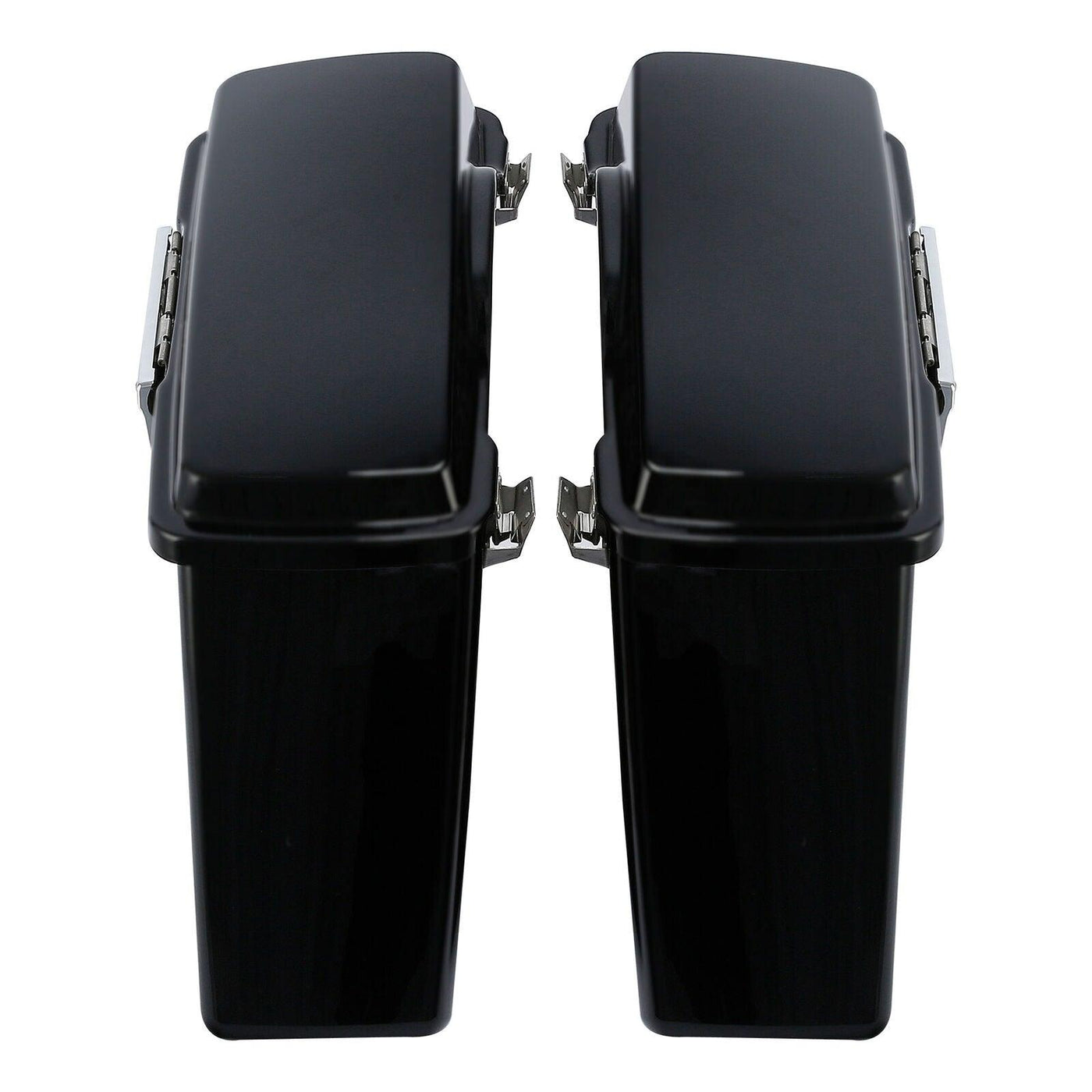 Matte Black SaddleBags w/ Latche Fit For Harley Touring Road King Glide 94-13 - Moto Life Products