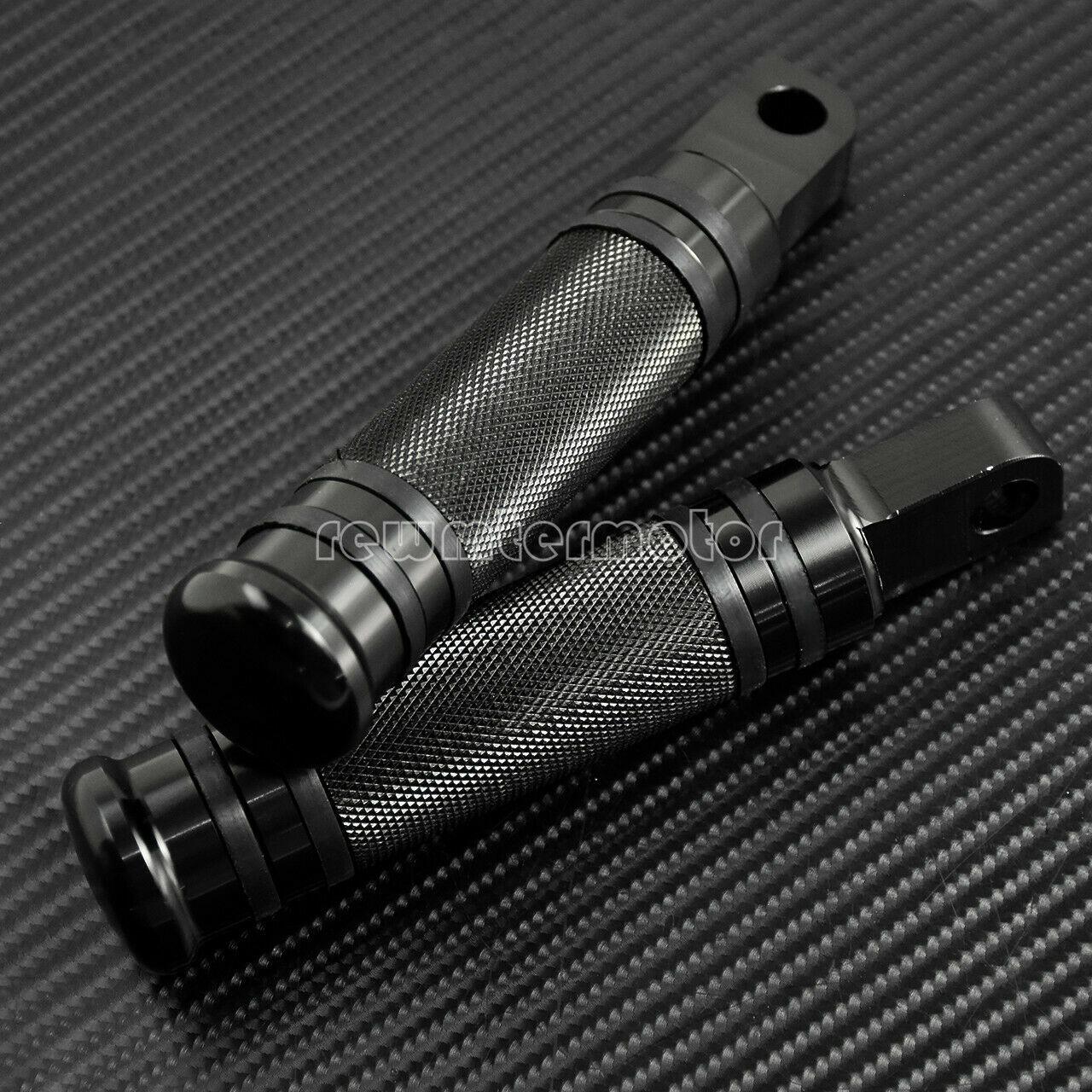 Knurled Rear Front Foot Pegs + Mounting Kit Fit For Harley Sportster Touring - Moto Life Products