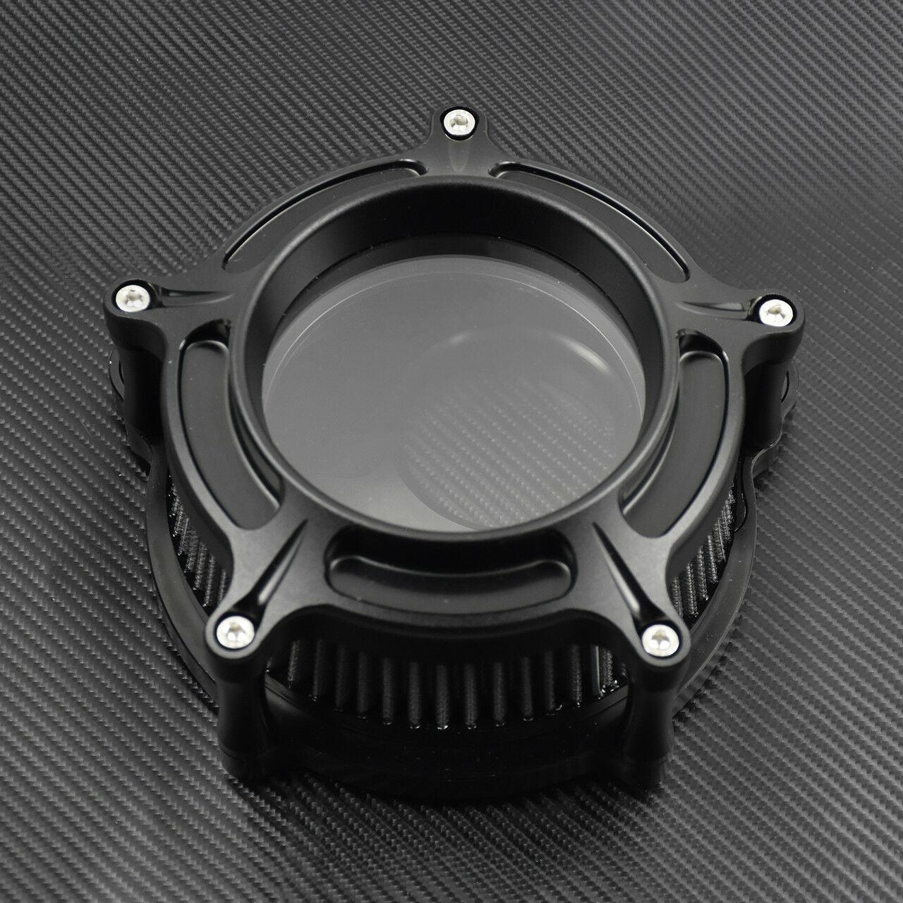 Clear Matte Black Air Cleaner Grey Filter Fit For Harley Touring 217-19 Softail - Moto Life Products