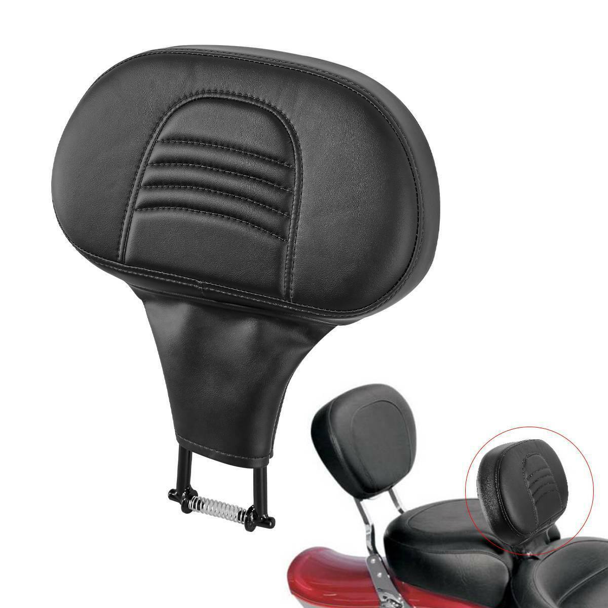 🔥 Synthetic Leather Driver Rider Backrest Pad Fit For Harley Street Glide 09-21 - Moto Life Products