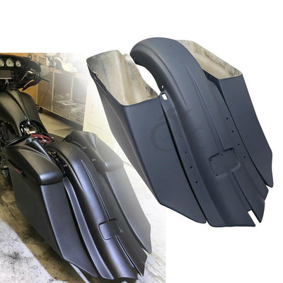 7" Saddlebag /Rear Fender Long Tail Fit For Harley Electra Glide Baggers 2014-Up - Moto Life Products