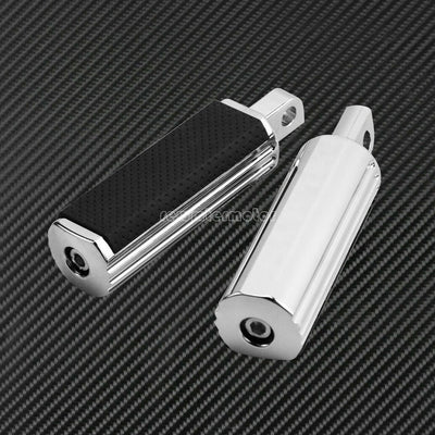 Chrome Defiance Foot Peg Male Footrests Fit For Harley Electra Glide Low Glide - Moto Life Products