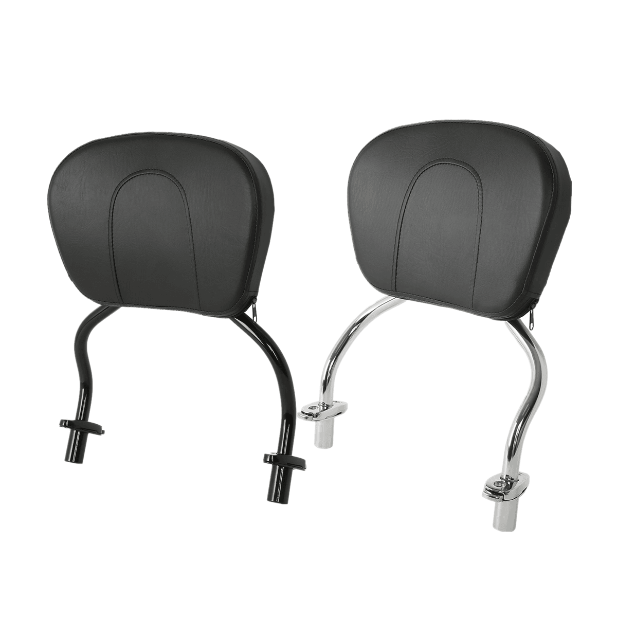 Sissy Bar Backrest Pad Fit For Harley Freewheeler FLRT 2015-2021 16 Black/Chrome - Moto Life Products