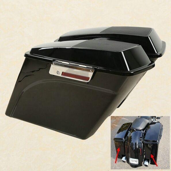 5" Stretched Saddlebags  W/ 6x9 Speaker Lid For Harley Touring Road Glide 93-13 - Moto Life Products