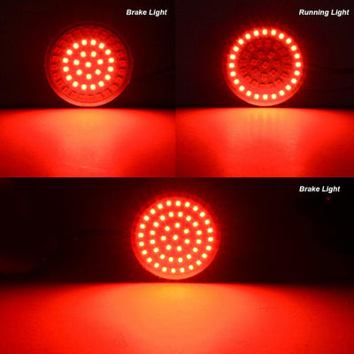 1157 LED Brake Rear Turn Signal Blinker RED Light For Harley Road Street Glide - Moto Life Products