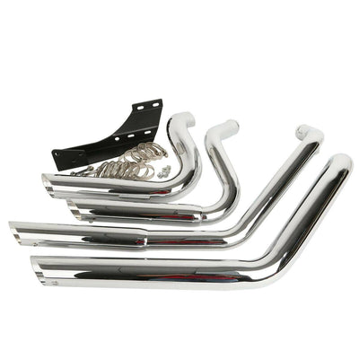 Staggered Shortshot Exhaust Pipes Fit For Harley Sportster XL 883 XL1200 04-13 - Moto Life Products
