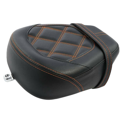 Black Passenger Pillion Seat Fit For Harley Touring Road King Street Glide 09-21 - Moto Life Products